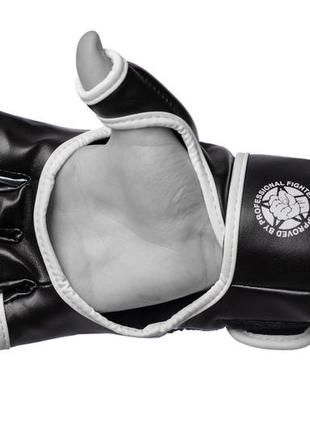 Перчатки для mma тренировочные спортивные перчатки для единоборств powerplay 3056 а черно-белые s ku-224 фото