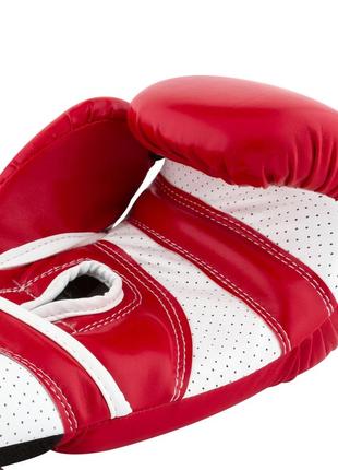 Боксерские перчатки спортивные тренировочные для бокса powerplay 3019 challenger красные 8 унций ku-224 фото