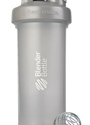 Пляшка шейкер спортивна універсальна для спортзалу blenderbottle pro45 1270ml pebble grey ku-222 фото
