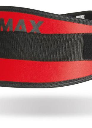 Пояс для важкої атлетики madmax mfb-421 simply the best неопреновий red m