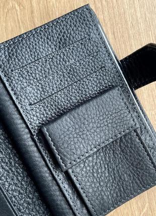 Чоловіче портмоне гаманець шкіряний для документів anil, портмоне вертикальне7 фото