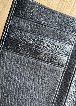 Чоловіче портмоне гаманець шкіряний для документів anil, портмоне вертикальне6 фото