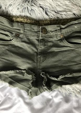 Шорты джинсовые хаки denim co