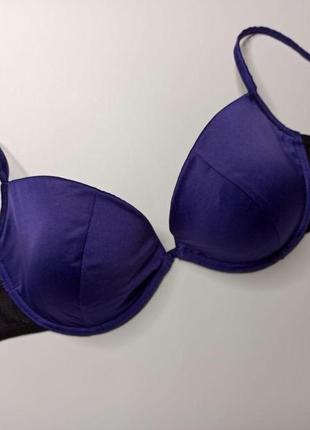 38dd / 85dd сатиновый бюстгальтер для глубокого декольте  ann summers3 фото