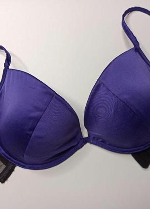 38dd / 85dd сатиновый бюстгальтер для глубокого декольте  ann summers8 фото