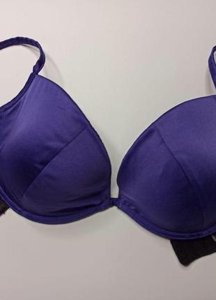 38dd / 85dd сатиновый бюстгальтер для глубокого декольте  ann summers9 фото