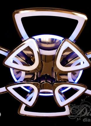 Люстри світлодіодні diasha 8118/4+4bhr led 3color dimmer