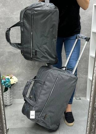Дорожный сумка чемодан на колесах8 фото