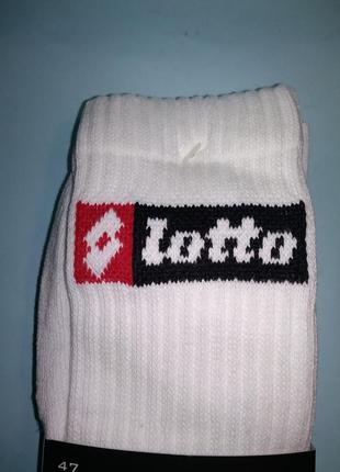 Комплект lotto оригинал носки спортивные махровые высокие 47/49 3 пары5 фото