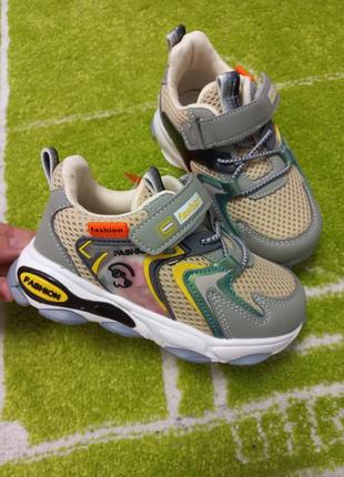 Кожаные кроссовки 5