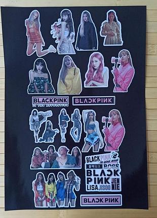 Стікерпак блек пінк black pink