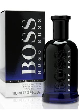 Чоловіча туалетна вода boss bottled night  100 мл