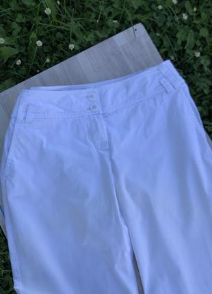 Белоснежные широкие брюки палаццо2 фото