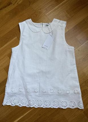 Нова біла блузка на дівчину reserved 152-158 см zara