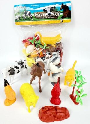 Набор резиновые животные домашние животные