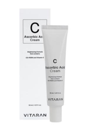 Крем для лица с 30% витамина с vitaran vitamin c ascorbic acid cream2 фото