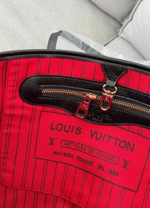 Жіноча сумка луї віттон сіра louis vuitton neverfull grey