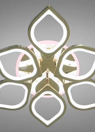 Світлодіодна люстра diasha s8073/3+3g led 3color dimmer