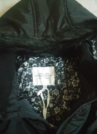Куртка подовжена брендовий чорна xs або на дівчинку 14-15 років4 фото