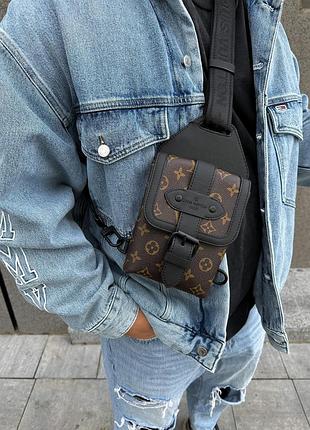 Мужская сумка луи виттон коричневая louis vuitton brown 2