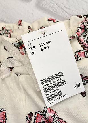 Трикотажные шорты для девочки фирмы h&m 3