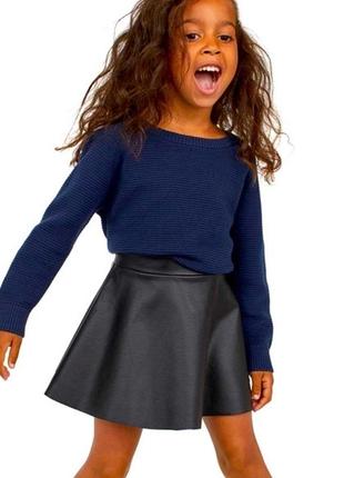 Юбка h&amp;m эко-кожа