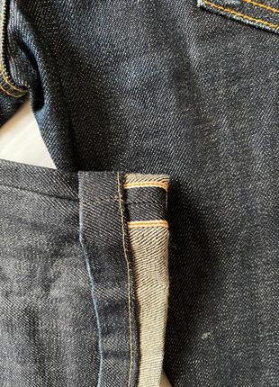 Якісні, щільні, італійські джинси nudie hank rey dry orange selvedge , розмір 33 х 328 фото