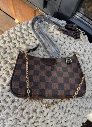 Женская сумка луи виттон коричневая louis vuitton brown