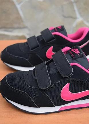 Оригинальные кроссовки для девочки  nike кожа р.33