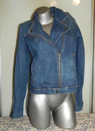 Стильная джинсовая куртка-косуха tchibo2 фото