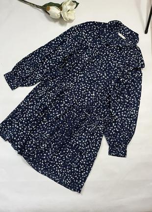 Котонове плаття оверсайс h&m в білі цятки .