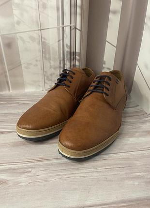 Шкіряні туфлі navyboot🌿 40р