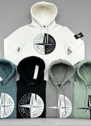 Брендовое худи stone island