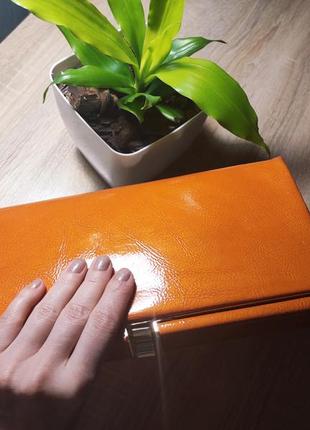 Клатч оранжевый