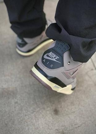 Кроссовки raffles for the travis scott x fragment x air jordan CP3 1 high are open9 фото