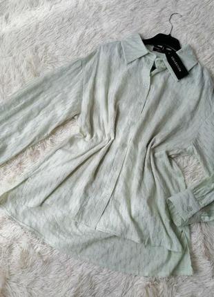 Сорочка блуза з бавовняної натуральної тканини вишивкою прошива оверсайз повномірні розміри8 фото