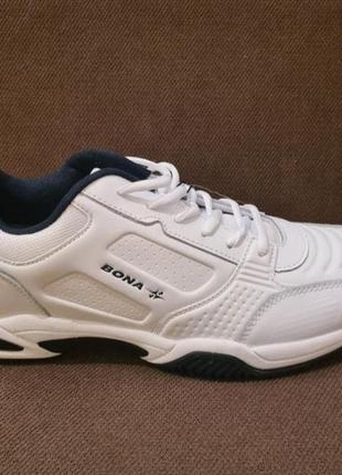 Кросівки чоловічі бона (bona) білий шкіра модель 700ав2 фото