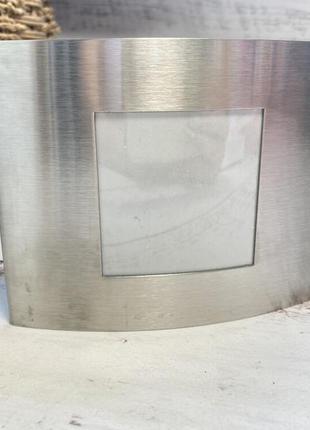 Металева фото рамка 12,5х10,5 см