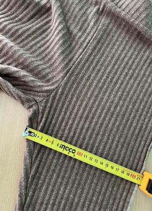 🗼новые трикотажные брюки-клеш цвета в рубчик primark 10/m6 фото