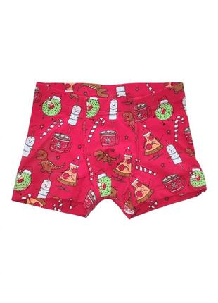 Трусики боксеры однотонные для мальчика h&m 0939326 110-116 см (4-6 years) красный