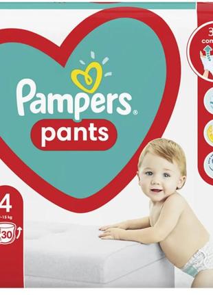 Підгузки-трусики pampers pants 4 (9-15 кг), 30 шт.