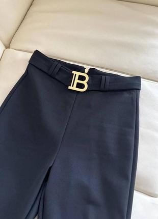 Чёрные брюки balmain5 фото