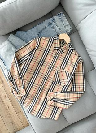 Сорочка в клітинку burberry
