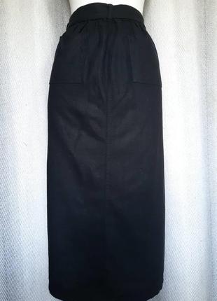 Качественная  новая льняная, вискозная натуральная длинная юбка. с поясом. 56%лен, 44% вискоза.8 фото