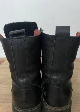 Зимние кожаные ботинки на меху 35.5 р6 фото