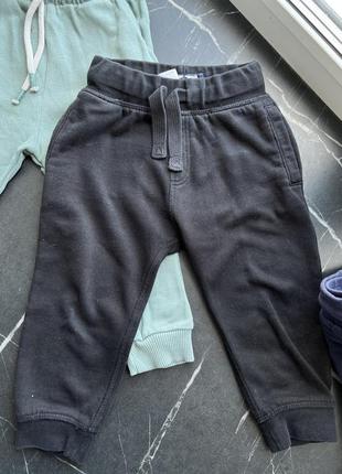 Набір комплект штанів на флісі штани утеплені для хлопчика next george 86 923 фото