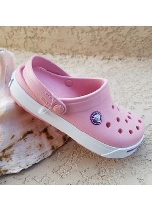 Крокс 2.5 детские crocs crocband ii clogs petal/dahlia4 фото