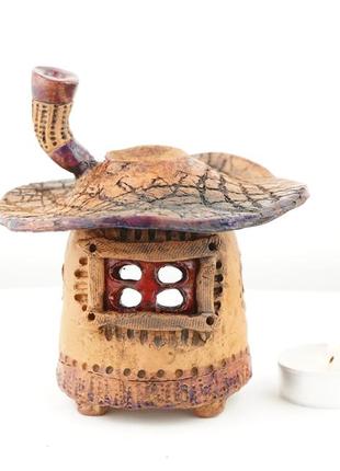 Аромалампа домик керамика aroma lamp1 фото