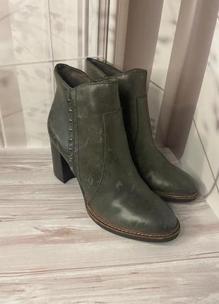 Кожаные ботинки tamaris🌿 39р