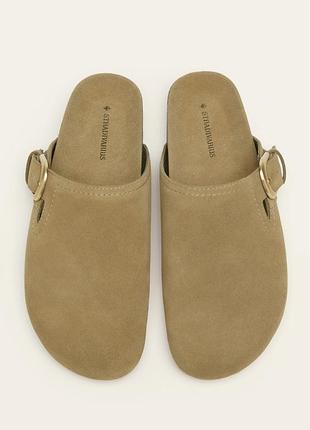 Шкіряні клоги stradivarius сабо